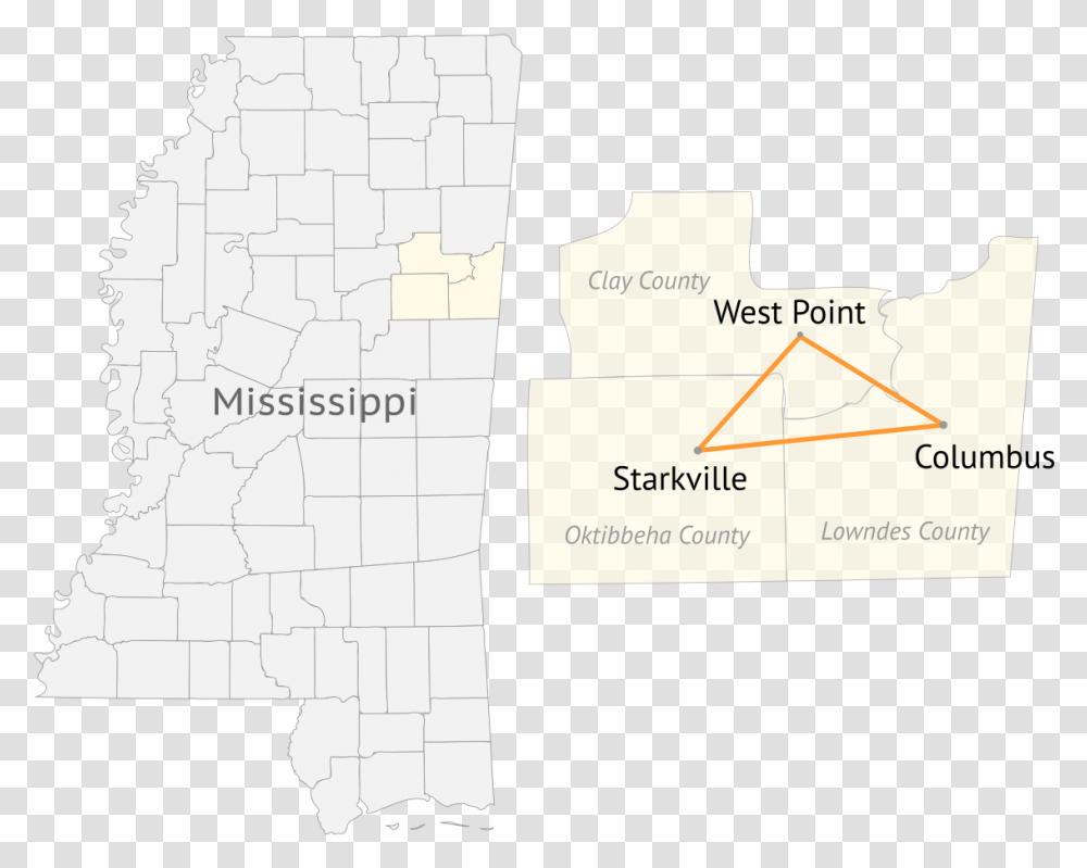 Golden Triangle Mississippi Wikipedia Diagram, Plot, Map, Atlas, Text Transparent Png