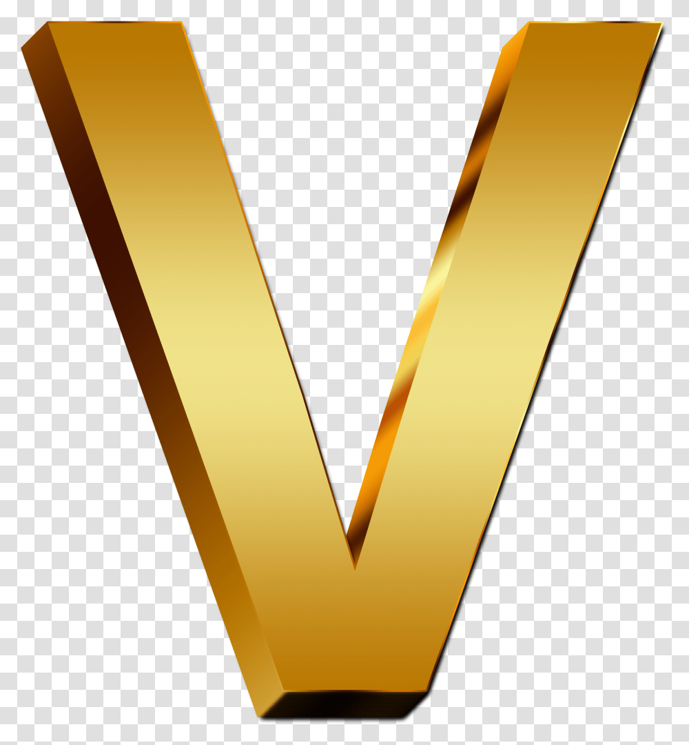 Golden V, Light, Trophy Transparent Png