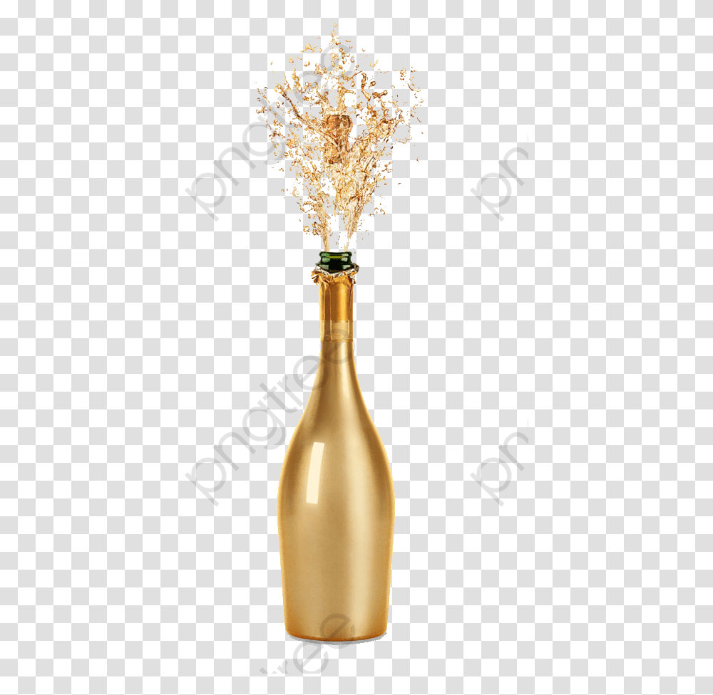 Golden Wine Champagne, Beverage, Drink, Alcohol, Bottle Transparent Png