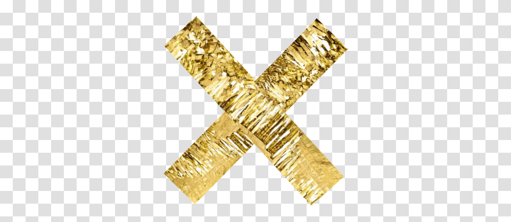 Golden X Gold, Symbol, Aluminium, Rug, Trophy Transparent Png
