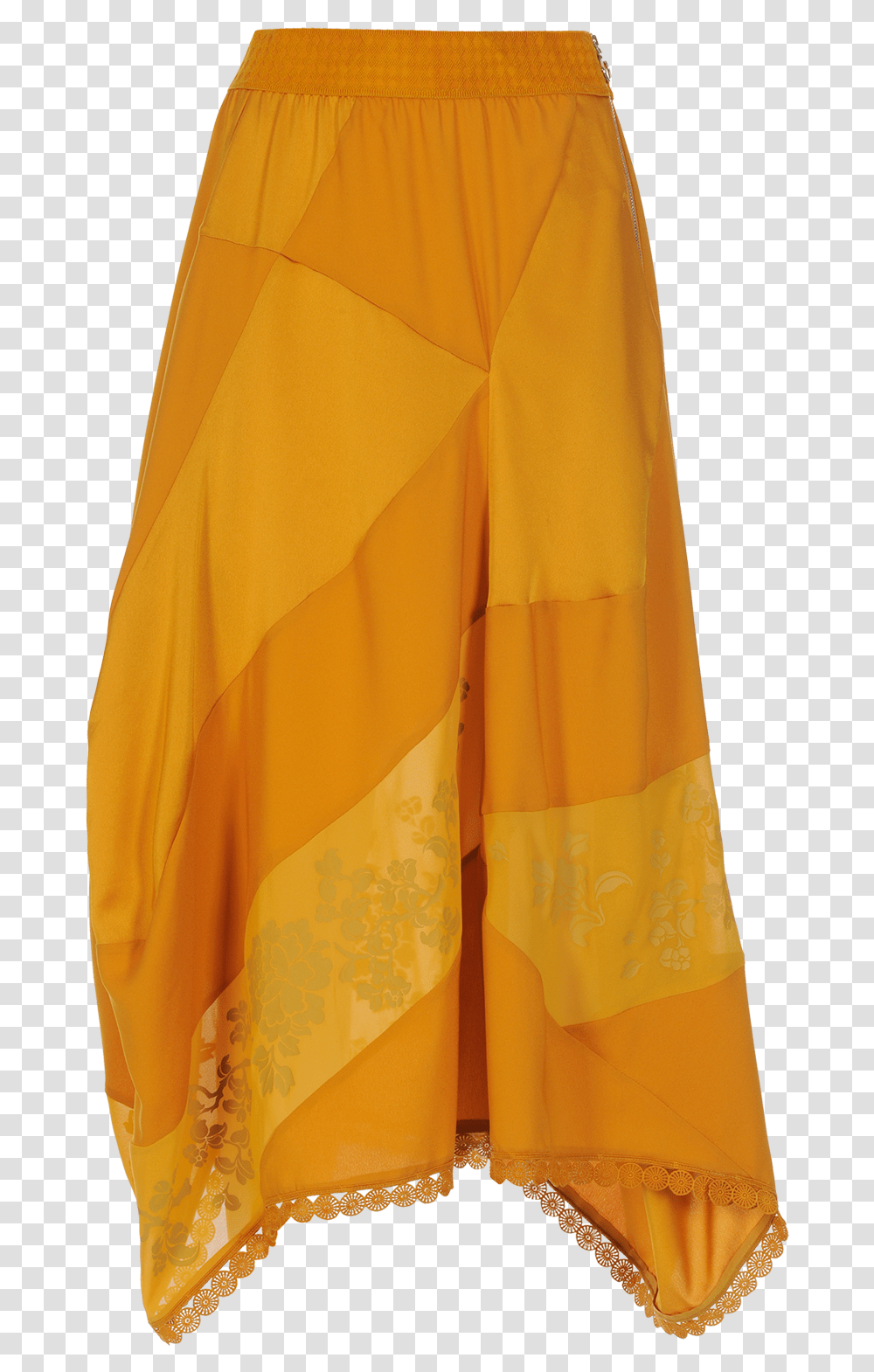 Golden Yellow Matt And Shine Satin Skirt, Clothing, Apparel, Coat, Fashion Transparent Png
