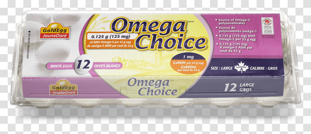 Goldenegg Omega Choice 12x Large White Grape, Food, Butter Transparent Png