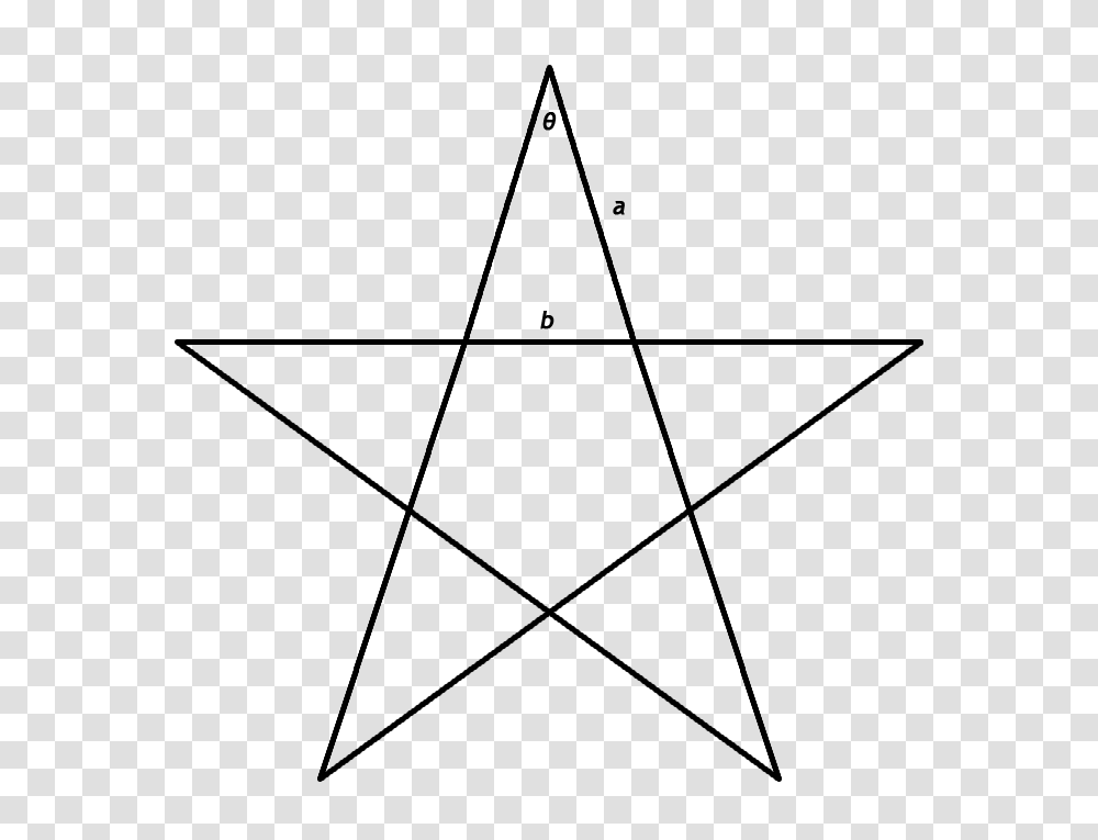 Goldentriangles Pentagram, Star Symbol, Bow Transparent Png