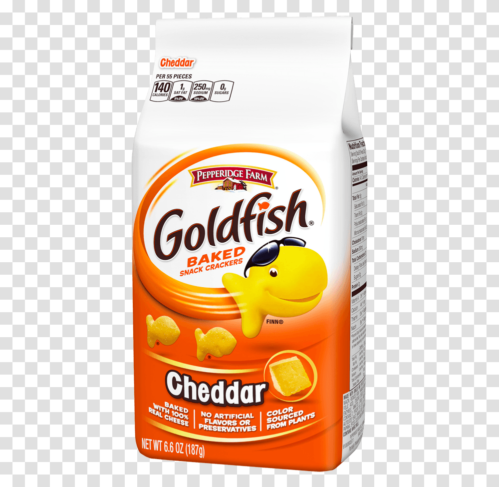 Goldfish Cheddar Bag Bag Goldfish Crackers, Food, Toy, Animal, Mayonnaise Transparent Png