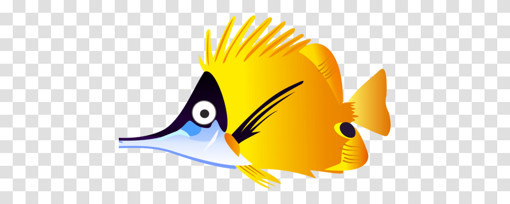 Goldfish Download Cartoon, Animal, Sea Life, Angelfish, Surgeonfish Transparent Png