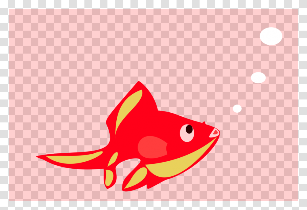 Goldfish Drawing Red Watercolor Painting, Animal Transparent Png