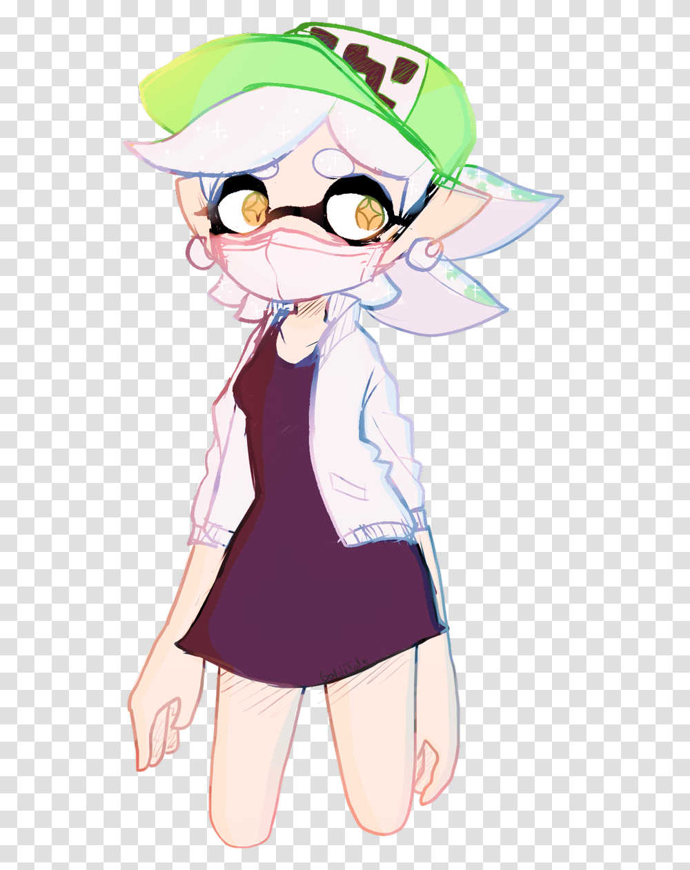 Goldi Golditale Twitter Splatoon Comics Marie Splatoon Fan Art, Book, Manga, Person, Sunglasses Transparent Png