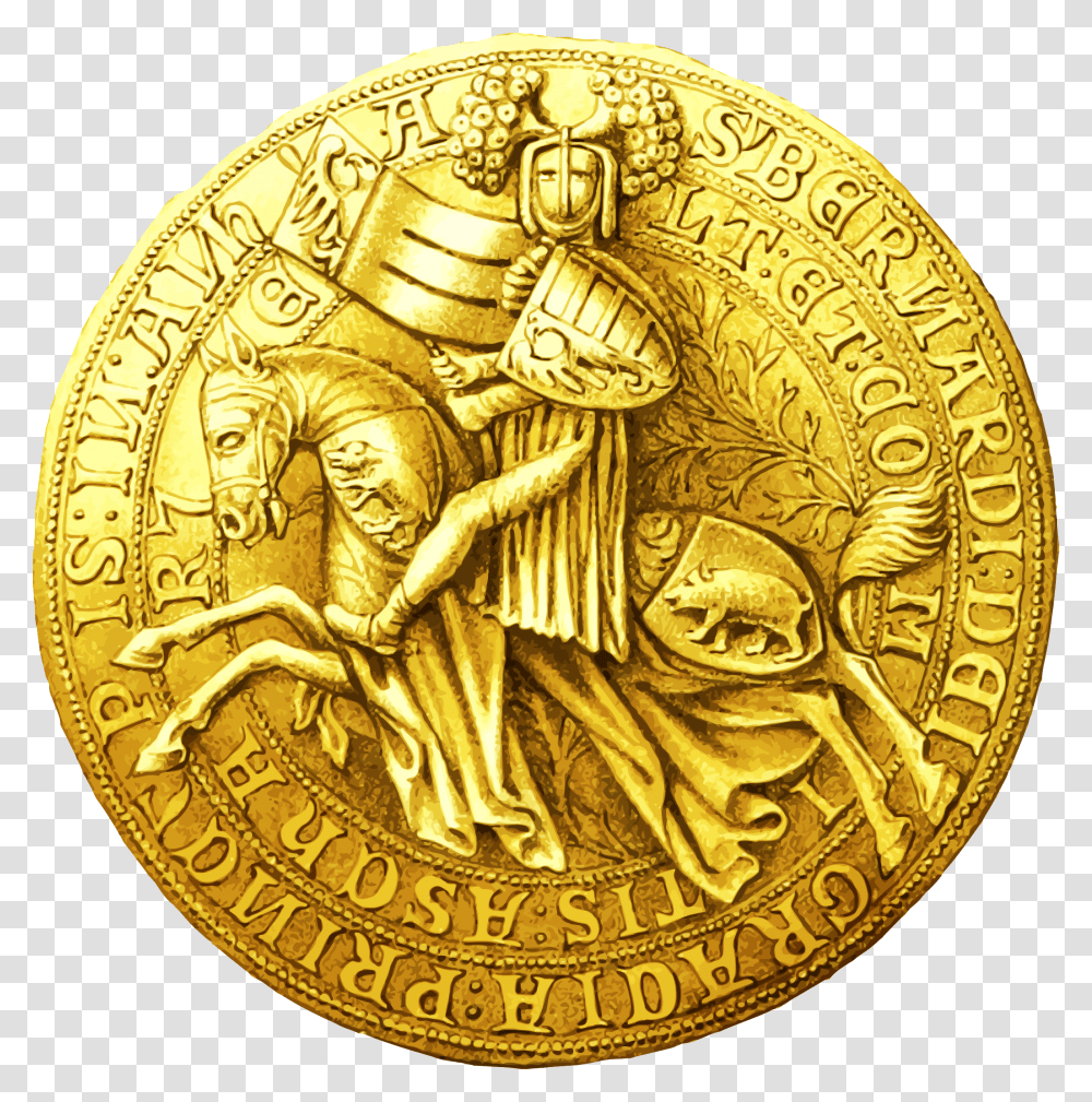 Goldmoneytreasure Medieval Coins Background Transparent Png