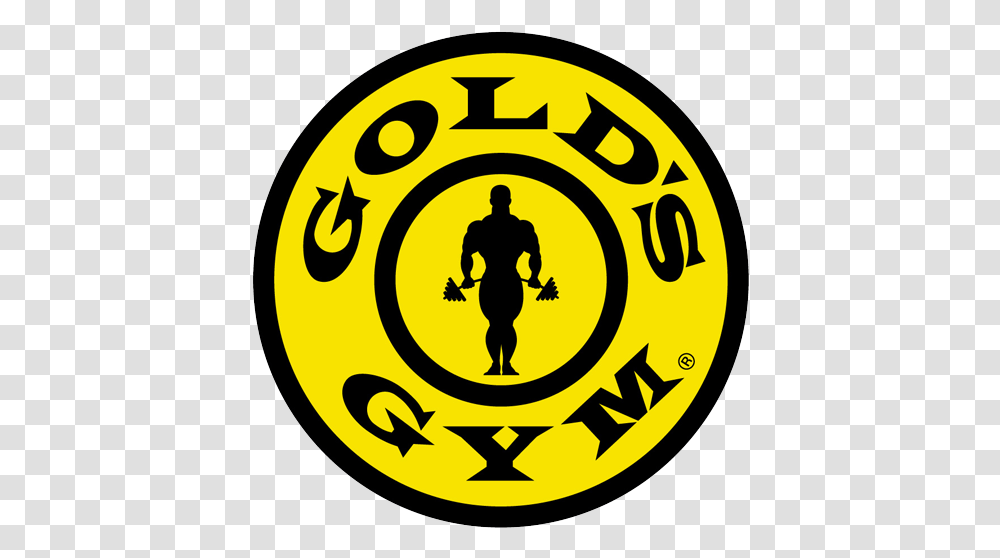 Golds Gym Logo 5 Image Logo Golds Gym, Person, Human, Symbol, Trademark Transparent Png