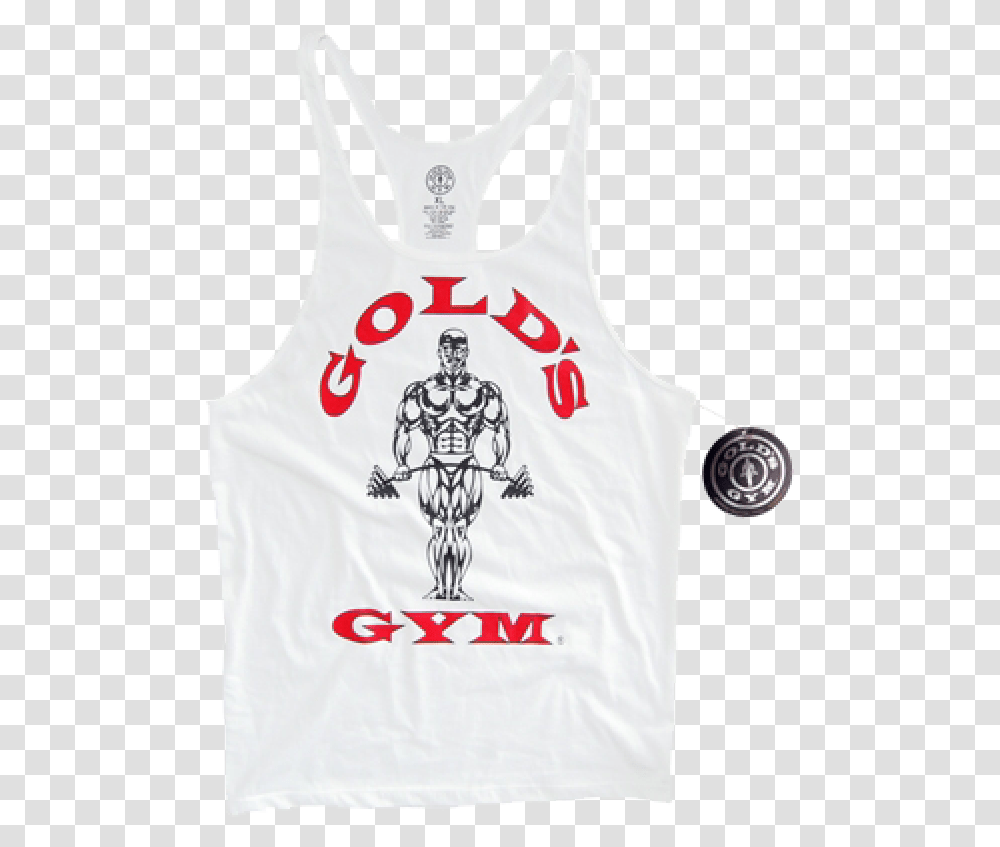Golds Gym Logo Vintage Golds Gym Logo, Apparel, Tank Top, Shirt Transparent Png