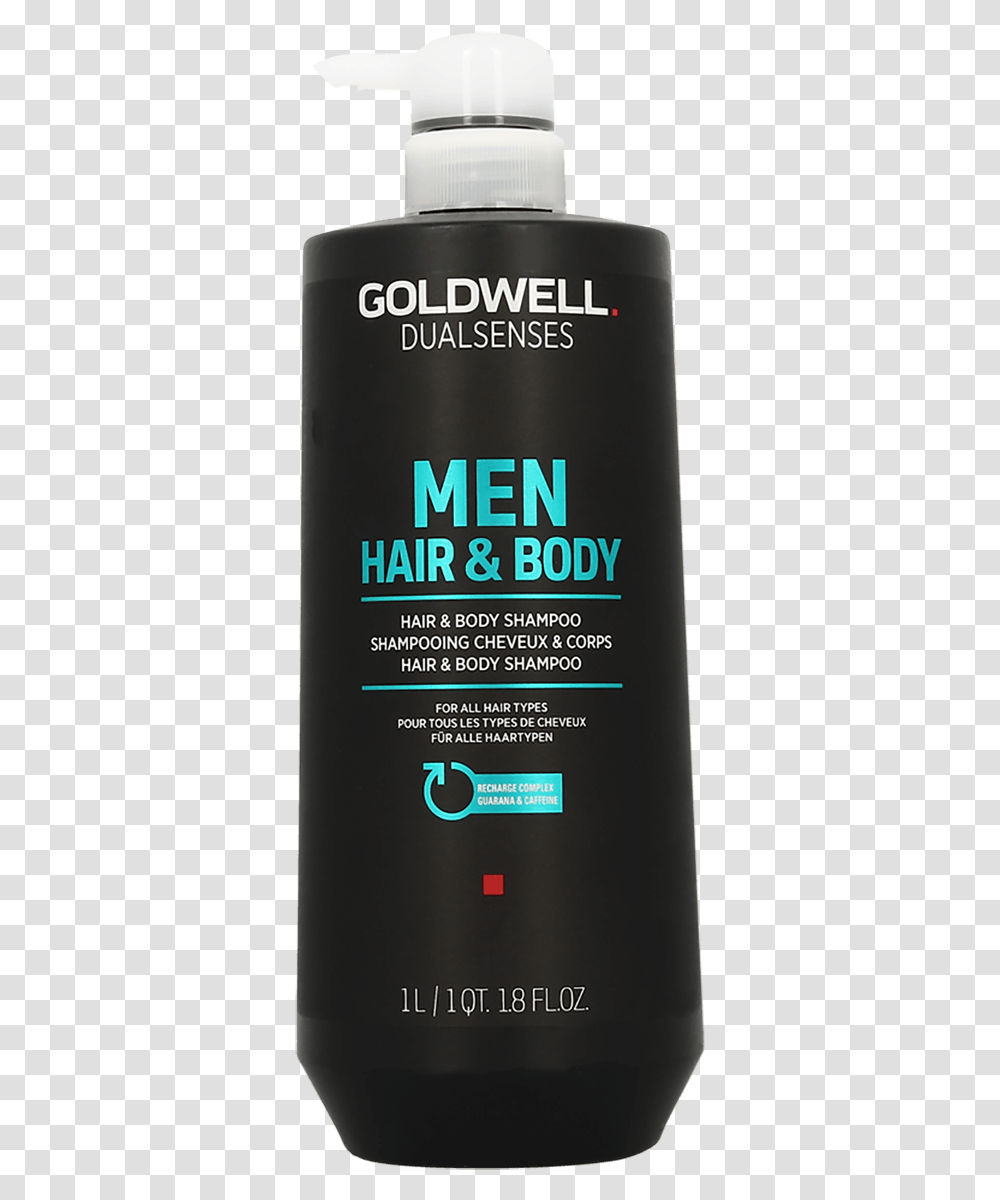 Goldwell Dualsenses Men Hair Amp Body Shampoo 1000ml Goldwell Topchic, Aluminium, Tin, Can, Bottle Transparent Png