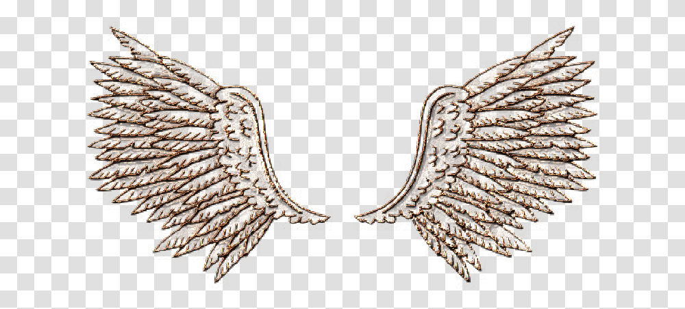 Goldwings Goldangel Angelwings Wingsoverlay Overlay Eagle, Bronze, Treasure, Furniture, Cuff Transparent Png