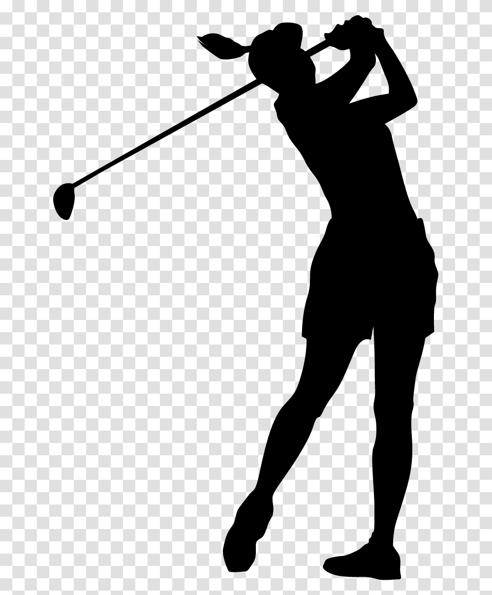 Golf Ball Clip Art Black And White, Person, Human, Sport, Sports Transparent Png