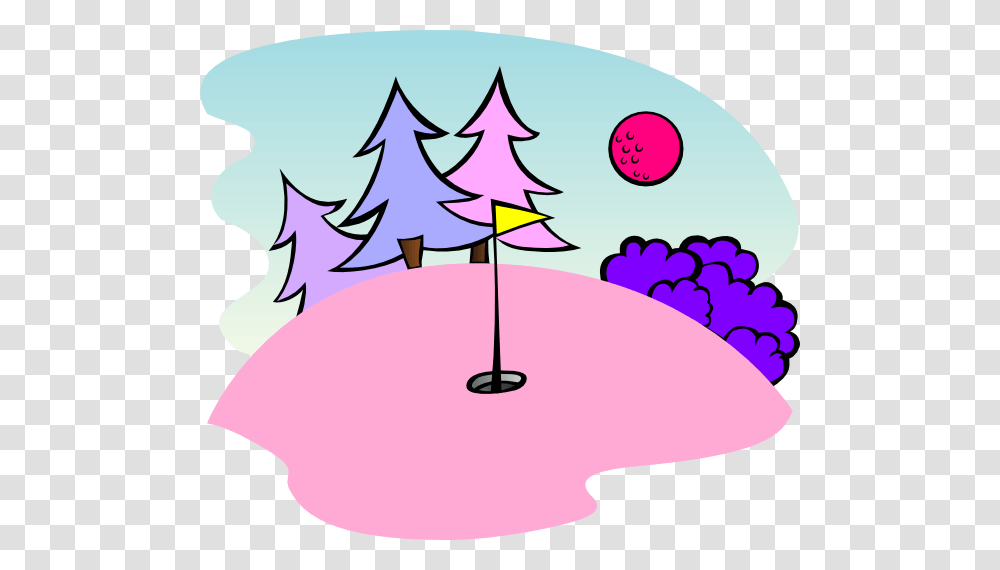 Golf Ball Clipart Pink, Tree, Plant, Ornament, Christmas Tree Transparent Png