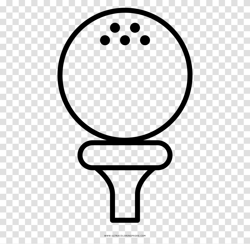 Golf Ball Coloring Page, Gray, World Of Warcraft Transparent Png