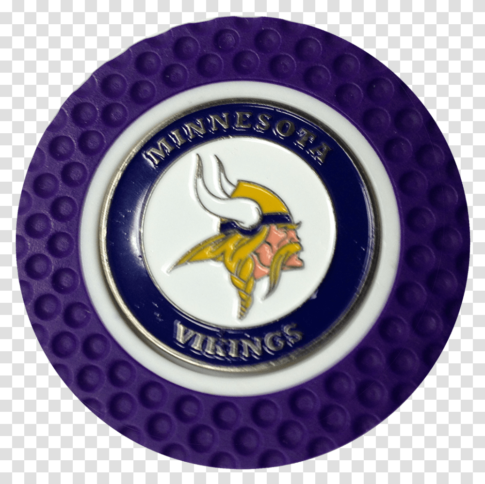 Golf Ball Marker Nfl Minnesota Vikings Emblem, Logo, Trademark, Lobster Transparent Png