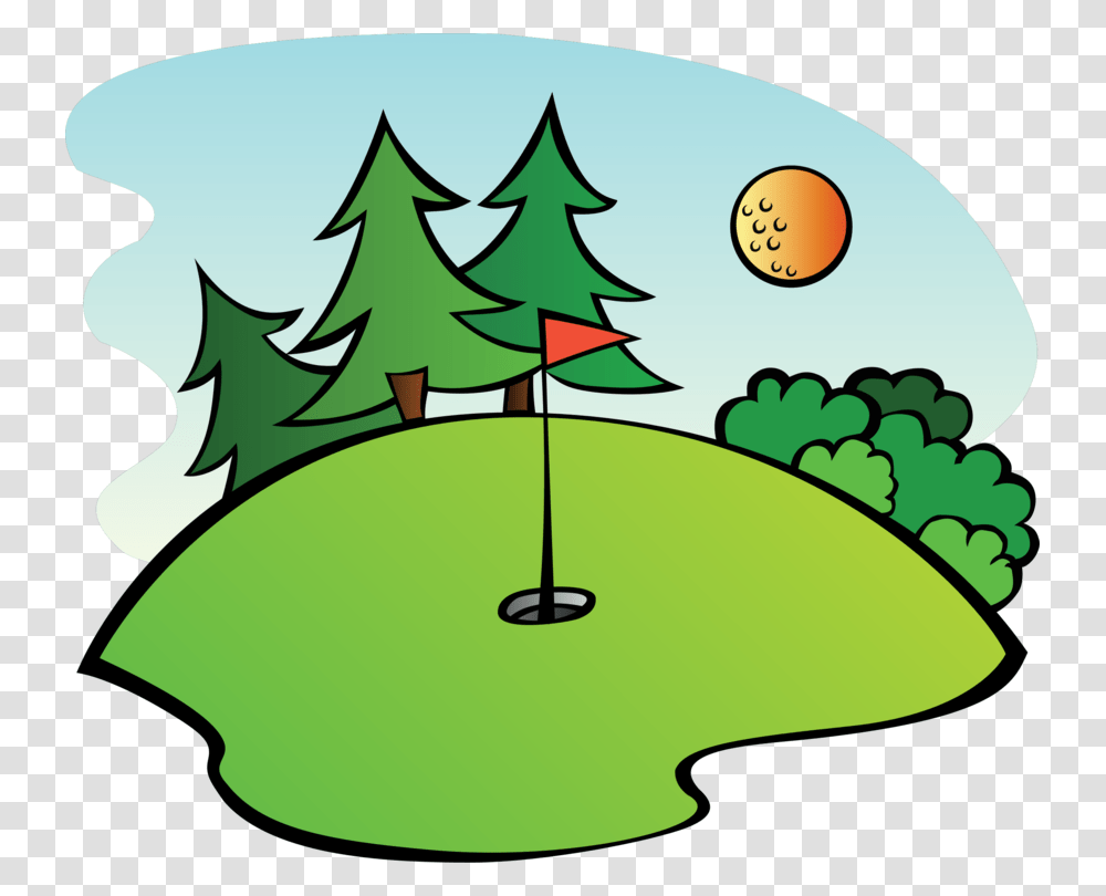 Golf Balls Miniature Golf Golf Course Golf Clubs, Tree, Plant, Ornament, Christmas Tree Transparent Png