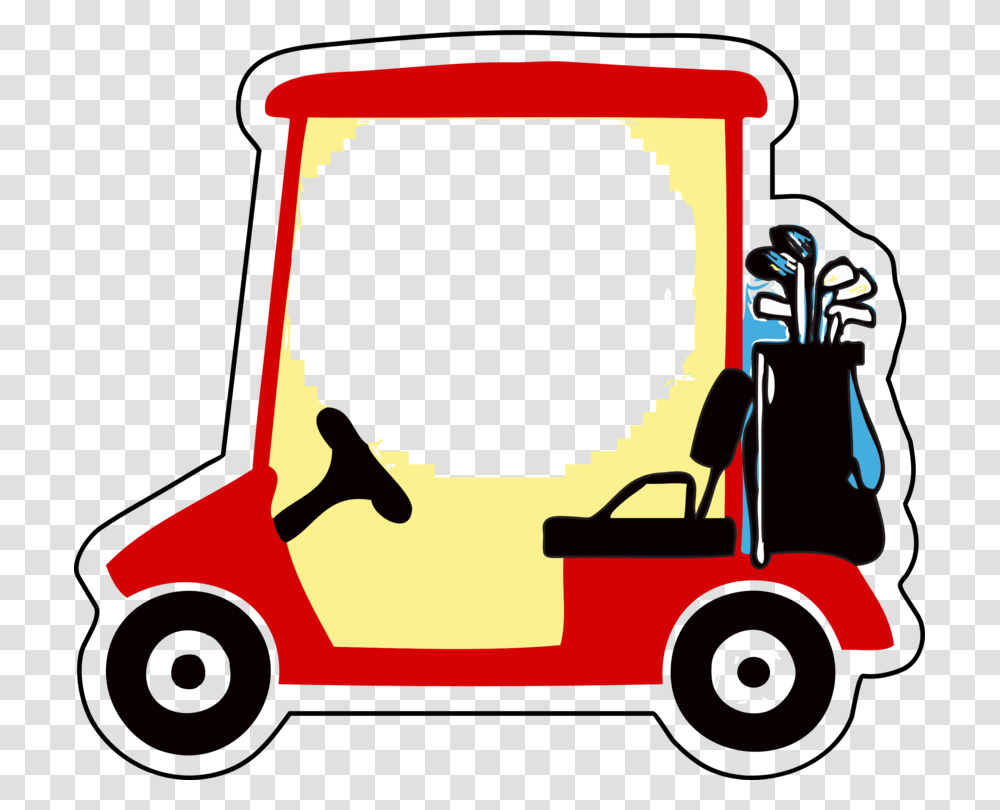 Golf Buggies Golf Clubs Golf Balls Cart, Vehicle, Transportation, Golf Cart, Fire Truck Transparent Png