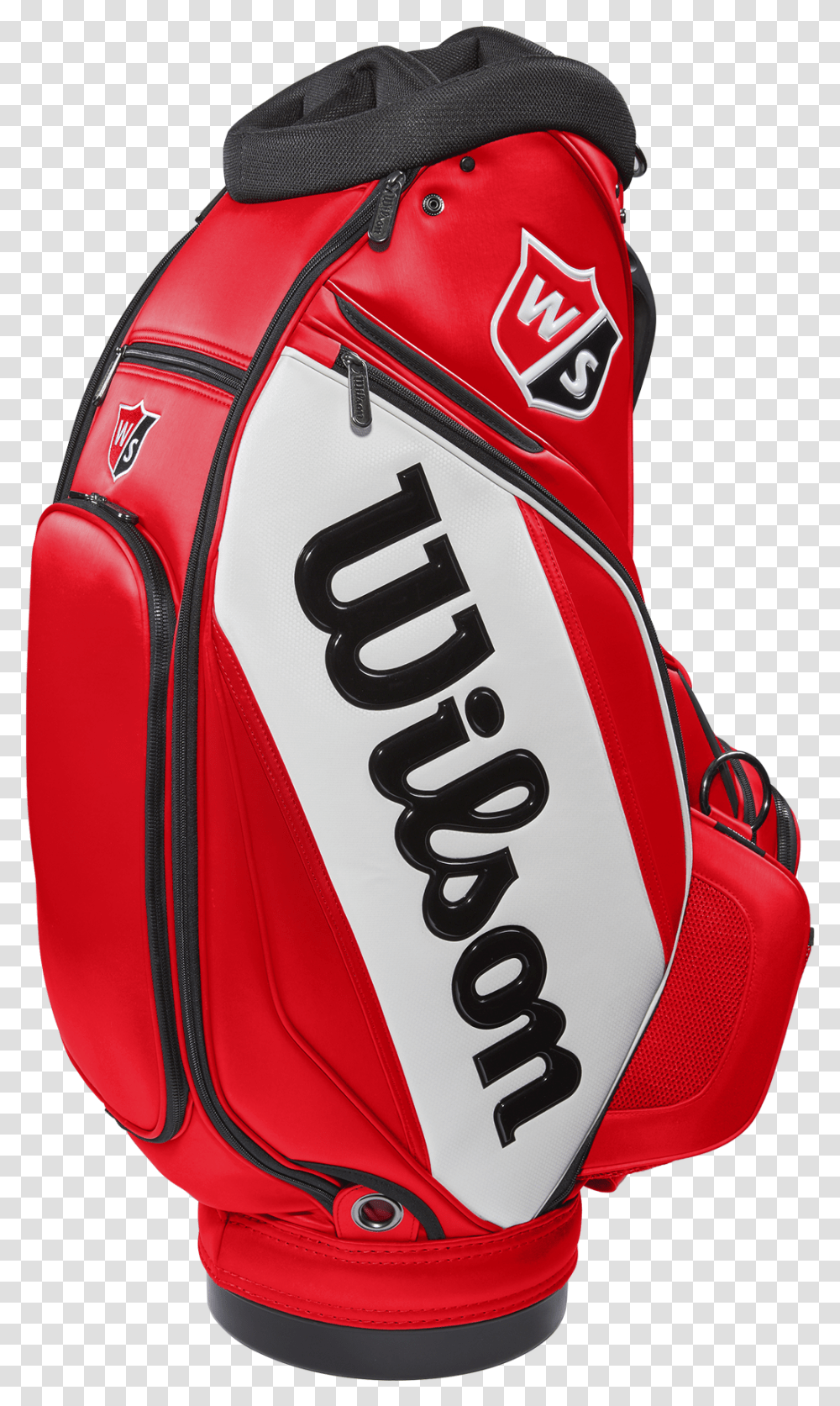 Golf Business News Wilson Unveils New Tour Golf Bag Wilson Golf Staff Bag, Clothing, Ball, Text, Helmet Transparent Png