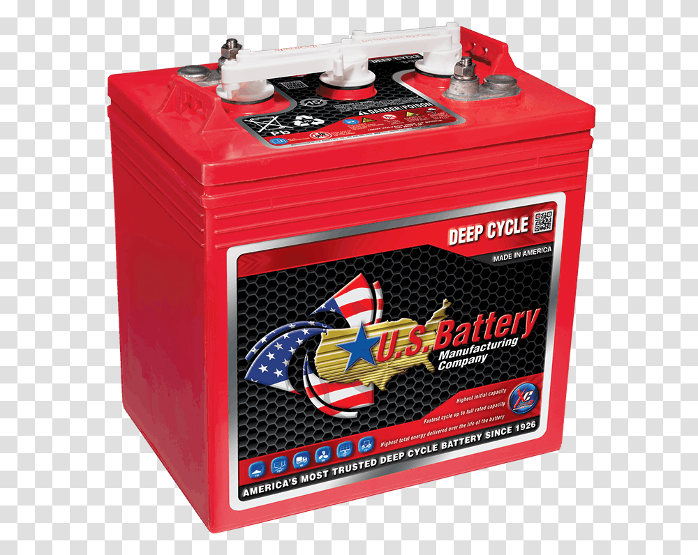 Golf Car Battery Archive Us Mfg Co Since 1926 Deep Cycle Battery Golf Cart, Cooler, Appliance, Machine, Mailbox Transparent Png