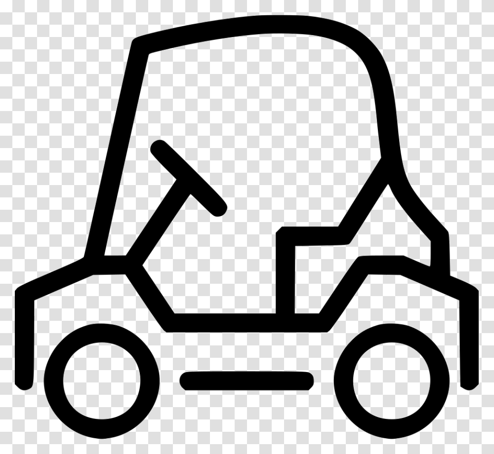 Golf Car Cart Electric Icon Free Download, Lawn Mower, Tool, Vehicle, Transportation Transparent Png