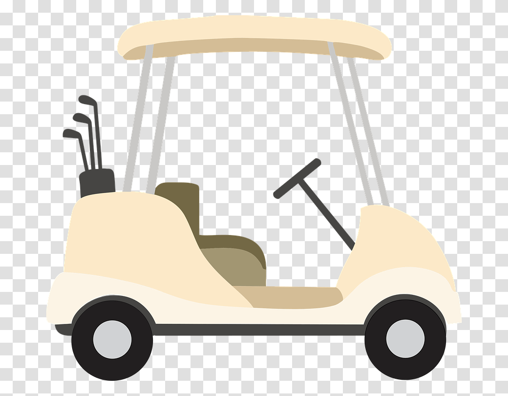 Golf Cart Recreation Golf Club Play Course Sport Golf Car Clip Art Free, Vehicle, Transportation, Lawn Mower, Tool Transparent Png