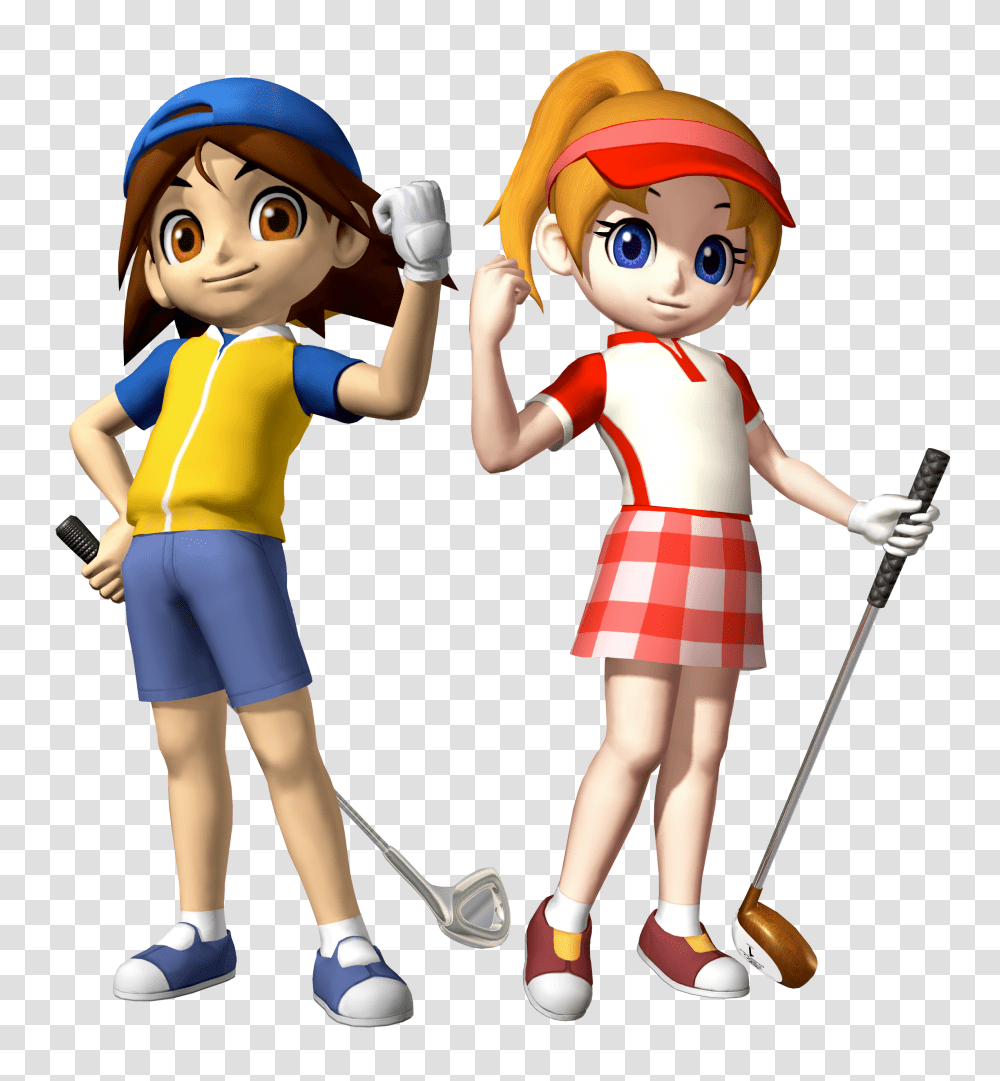 Golf Clip Art Image Black, Person, Human, People, Doll Transparent Png