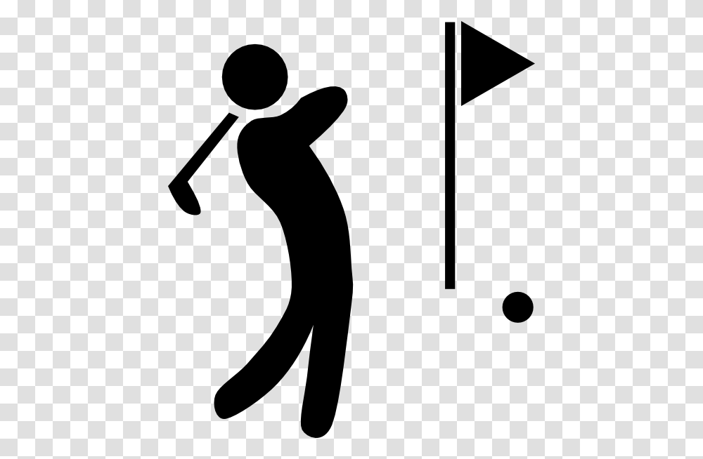 Golf Clip Look, Person, Silhouette, Stencil, Sport Transparent Png