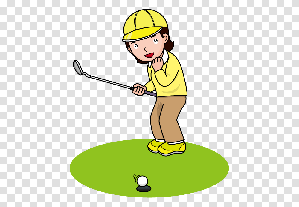 Golf Clipart, Person, Human, Helmet Transparent Png