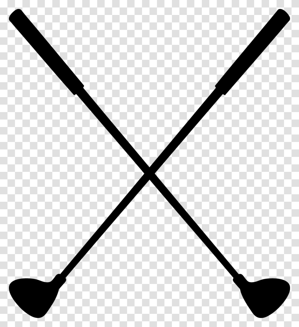 Golf Clubs In An X, Gray, World Of Warcraft Transparent Png