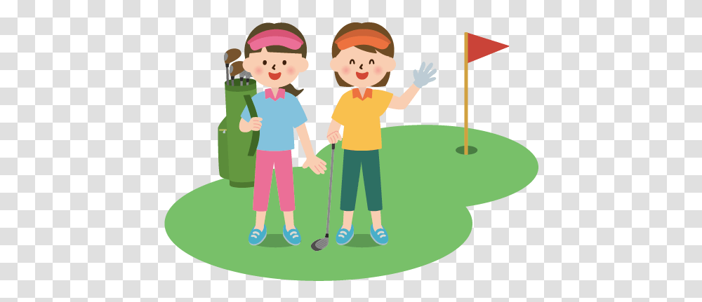 Golf Course Golfer Illustration, Person, Human, Sport, Sports Transparent Png