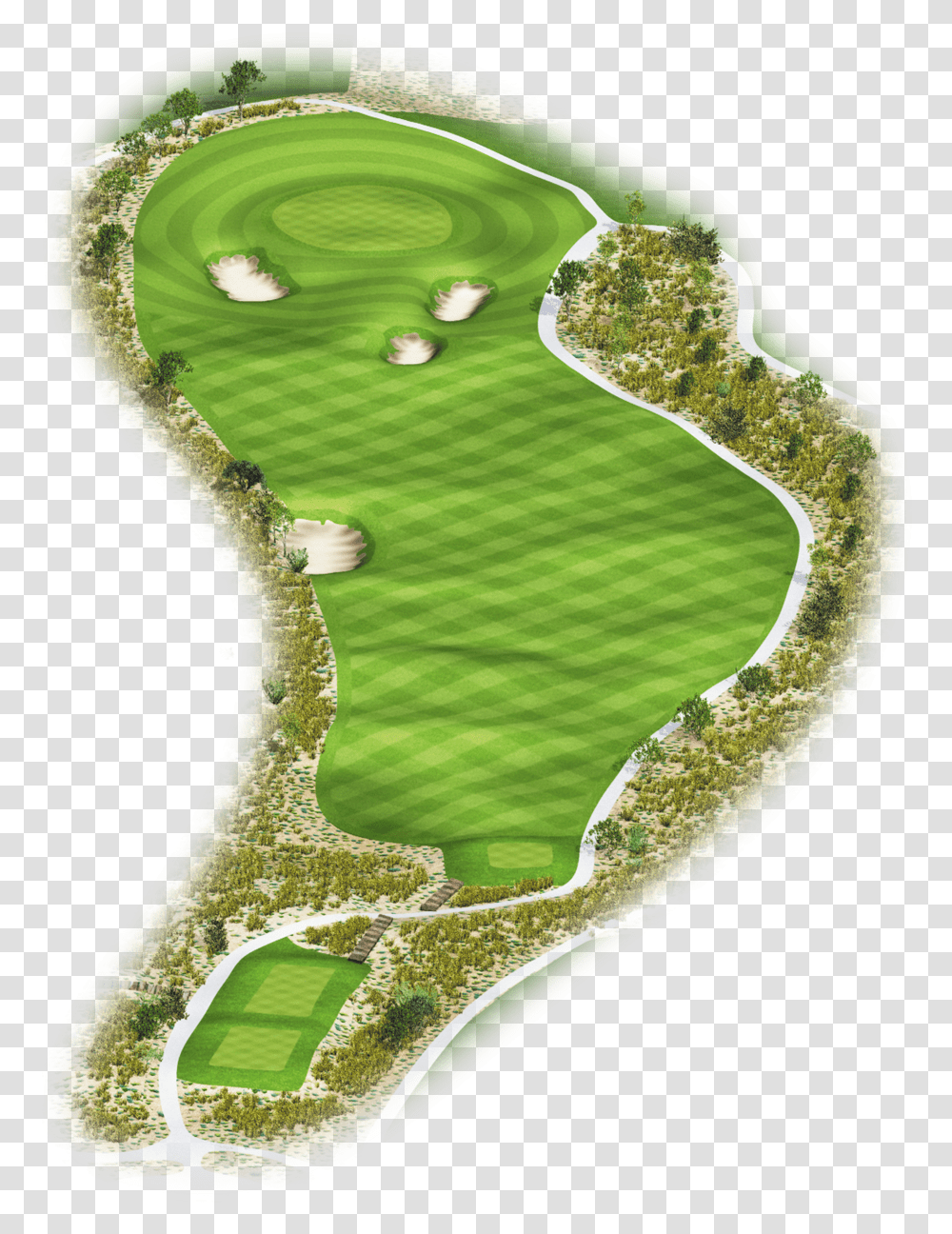 Golf Course, Outdoors, Field, Land, Nature Transparent Png