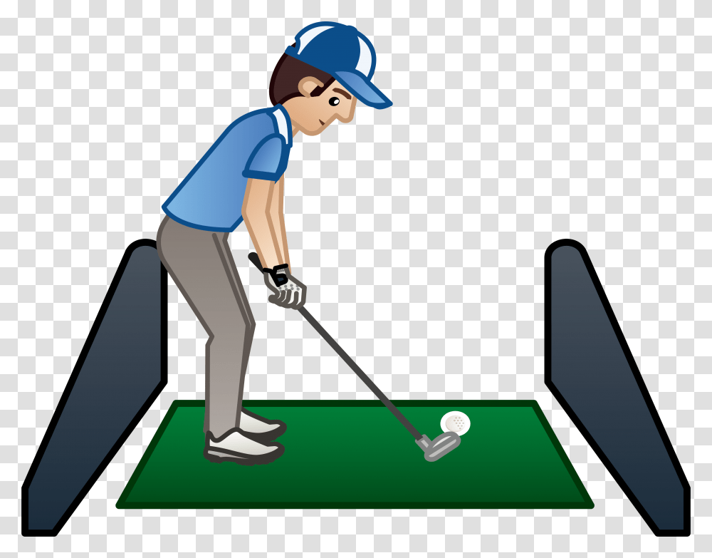 Golf Driving Range Clipart, Person, Human, Sport, Sports Transparent Png