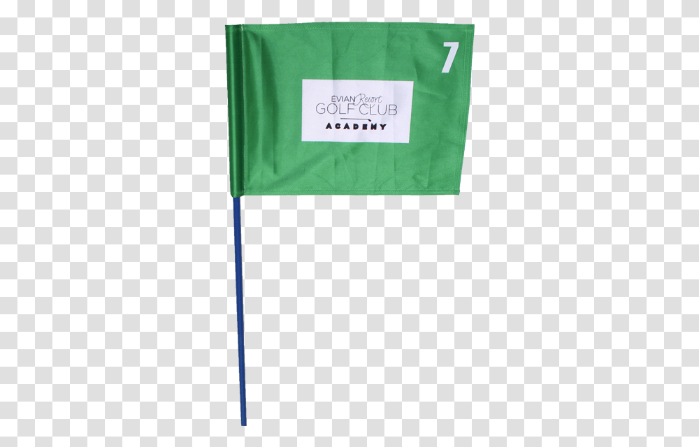 Golf Flag Evian Green Flag, Banner, Apparel Transparent Png