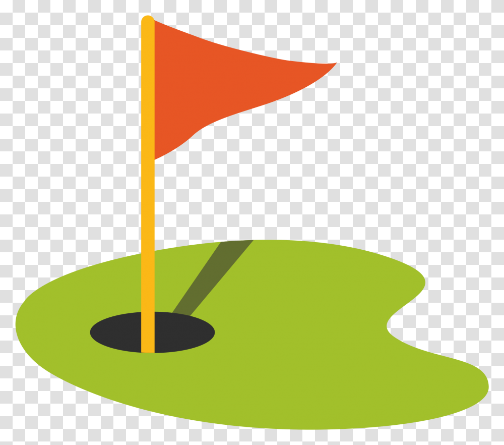 Golf Flag In Hole Golf Hole Clipart, Shovel, Tool, Incense Transparent Png