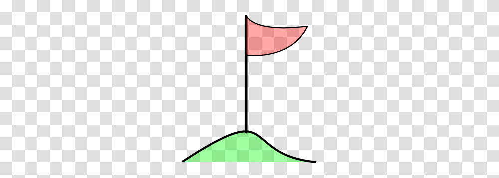 Golf Flag In Hole On Green Clip Art Free Vector, Shovel, Tool Transparent Png