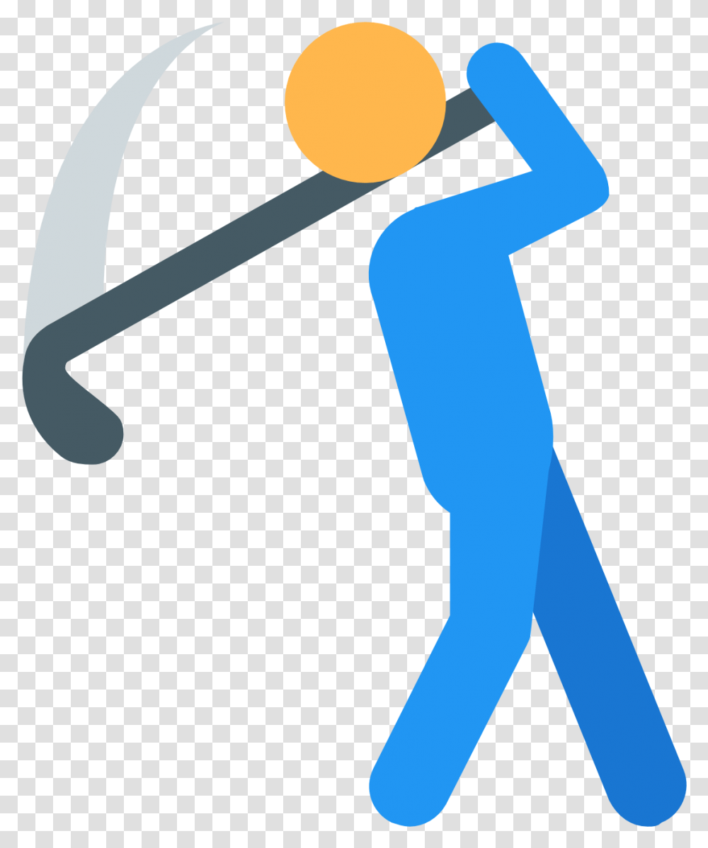 Golf Free At Icons They Are Golfer Icon, Axe, Alphabet, Hand Transparent Png