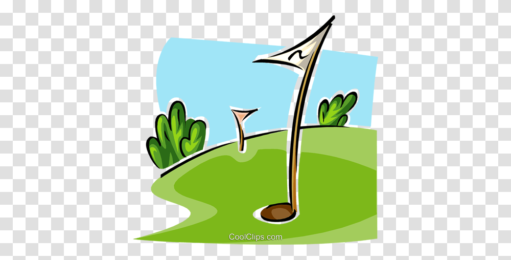 Golf Green Royalty Free Vector Clip Art Illustration, Sport, Sports, Drawing, Doodle Transparent Png