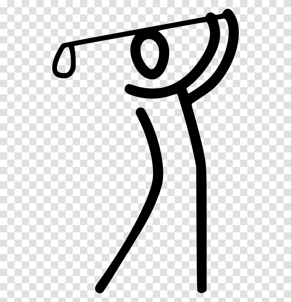 Golf, Key, Hand, Stencil, Alphabet Transparent Png