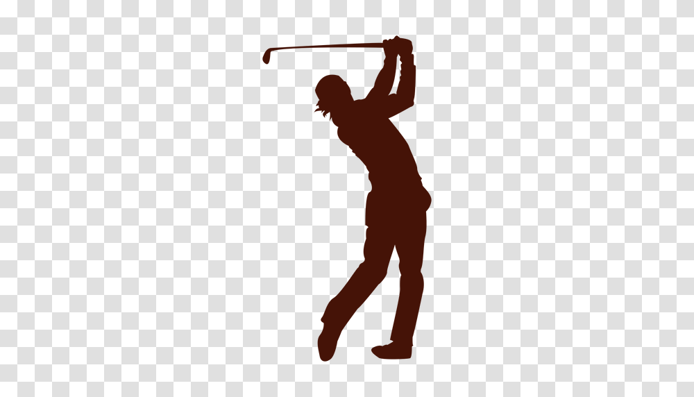 Golf Player Silhouette, Person, Sport, People, Team Sport Transparent Png