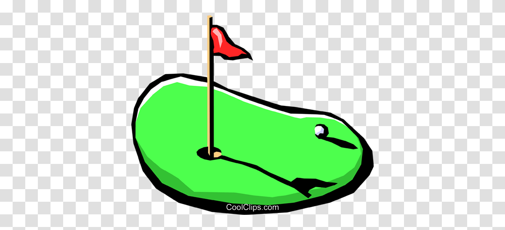 Golf Putting Green Royalty Free Vector Clip Art Illustration, Flag, Sport, Sports Transparent Png