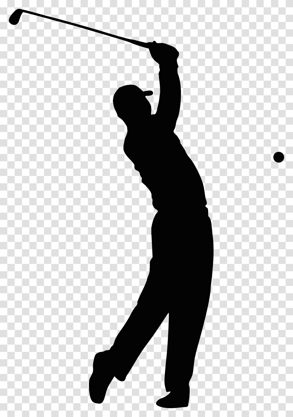 Golf, Sport, Person, Silhouette, Performer Transparent Png