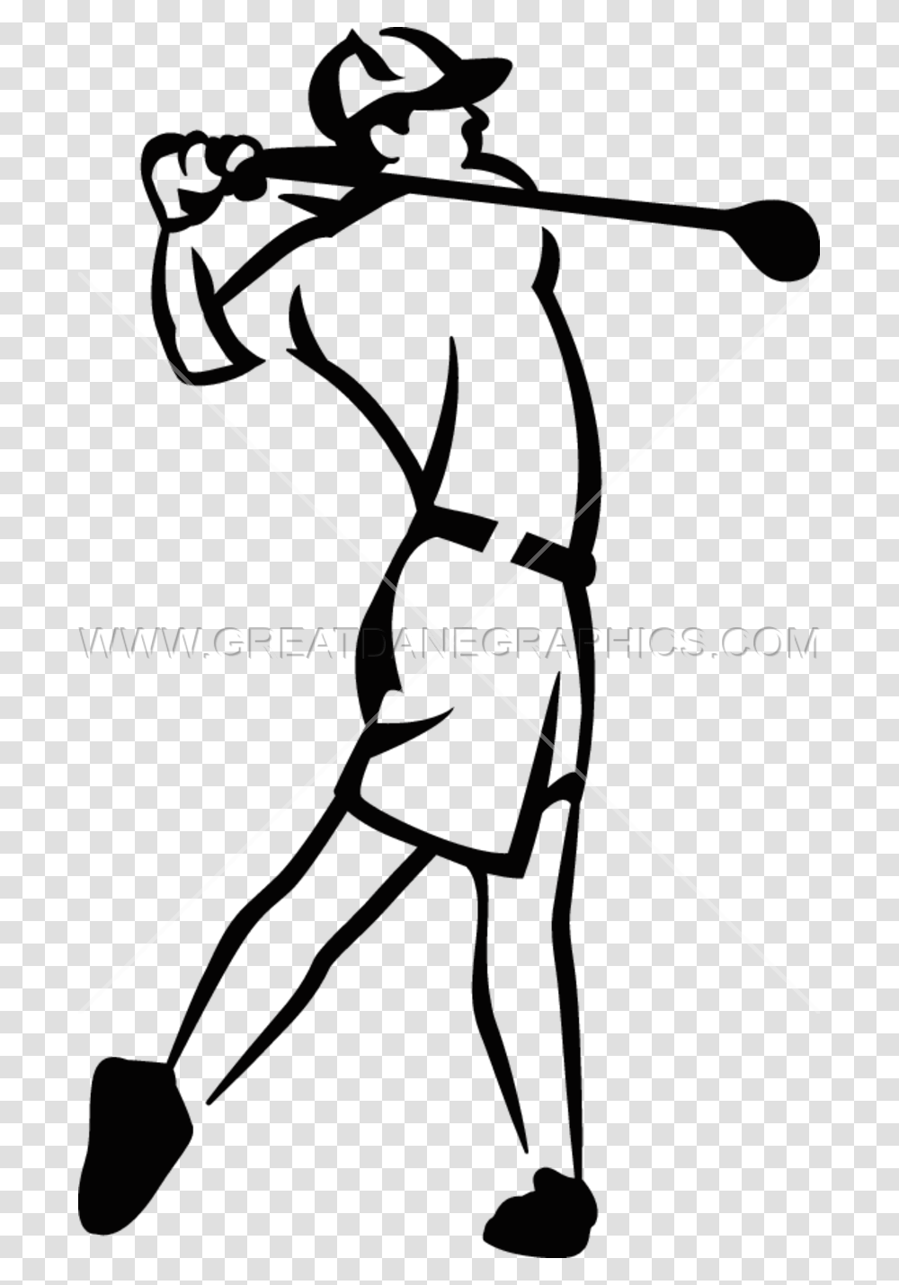 Golf Swing Production Ready Artwork For T Shirt Printing, Sport, Sports, Archery, Bow Transparent Png
