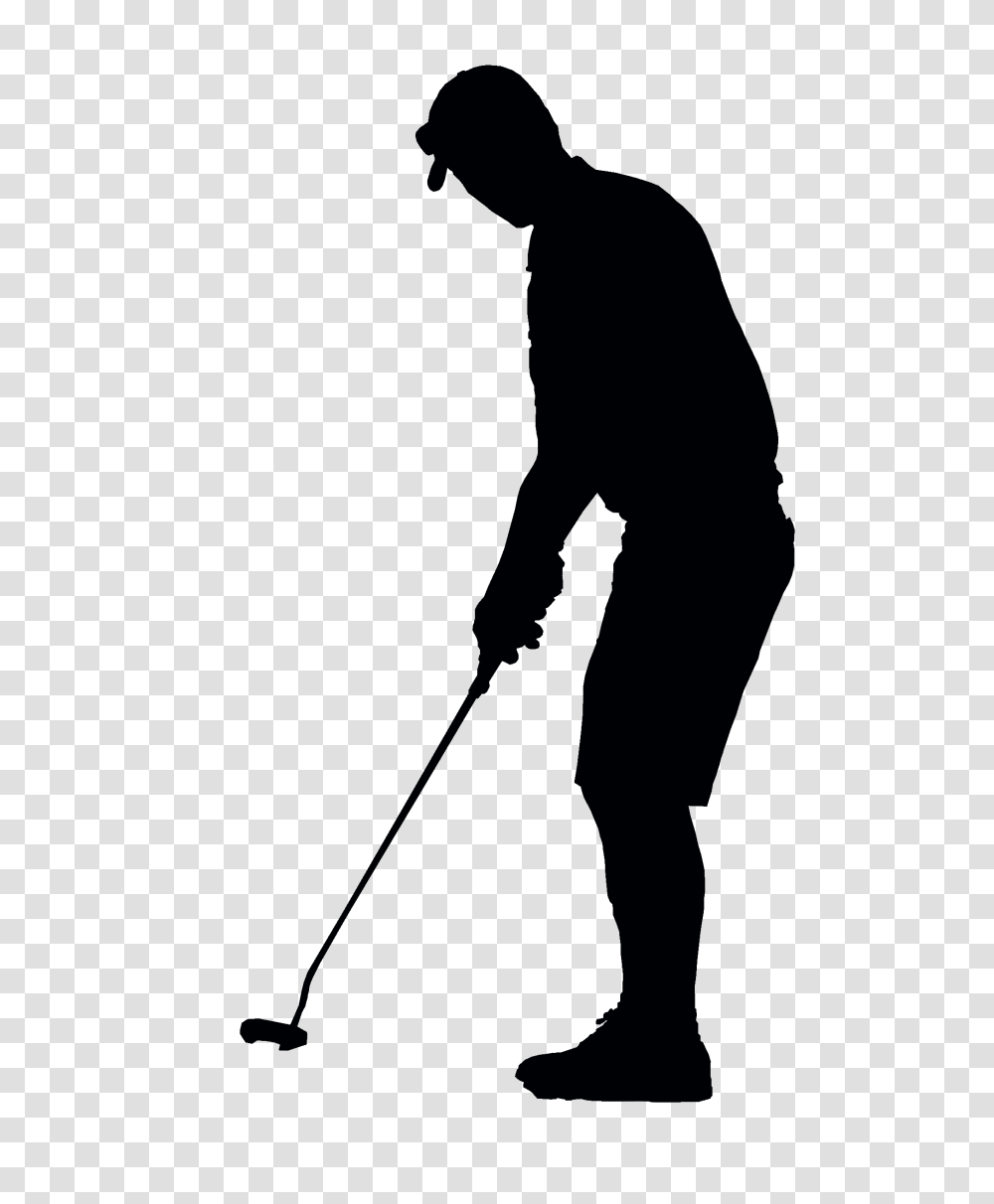 Golfer Free Download Clip Art, Silhouette, Person, Human, Leisure Activities Transparent Png