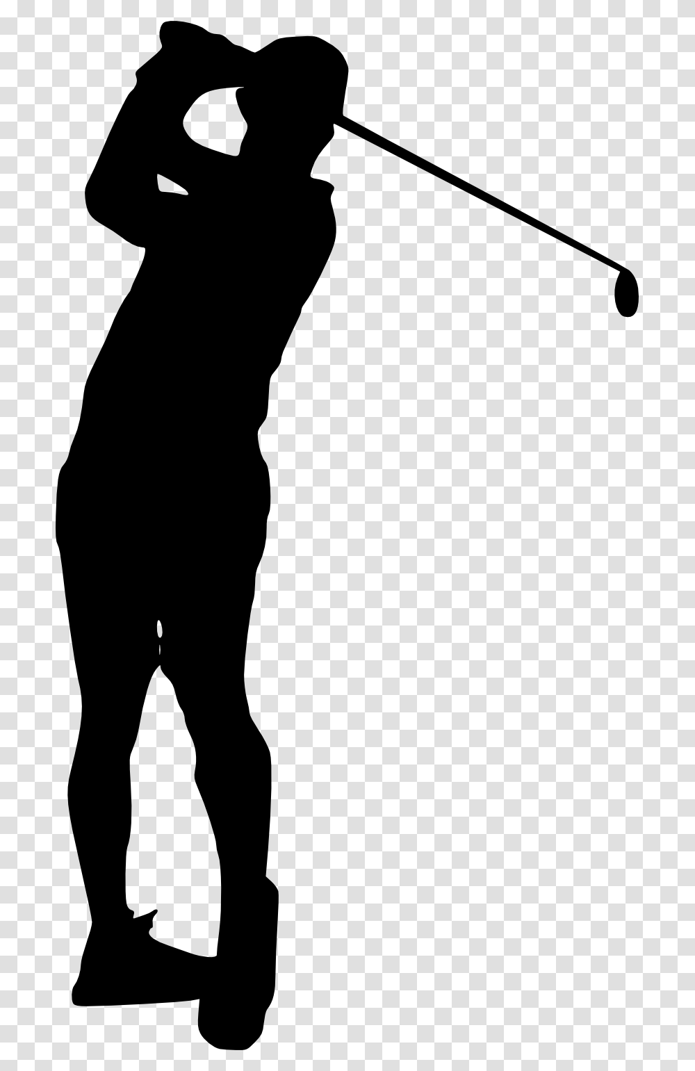Golfer Silhouette No Background, Person, Human, People, Leisure Activities Transparent Png
