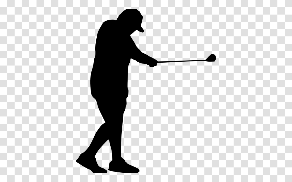 Golfer Silhouette, Person, Human, Sport, Sports Transparent Png