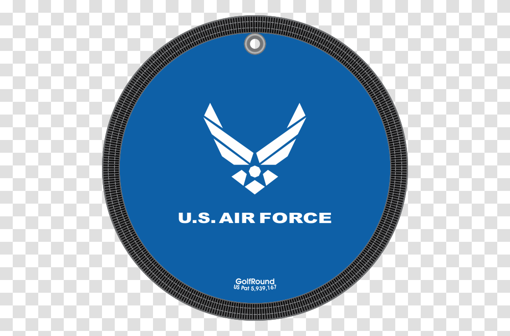 Golfround Towel Us Air Force Background Us Air Force Logo, Label, Sticker Transparent Png