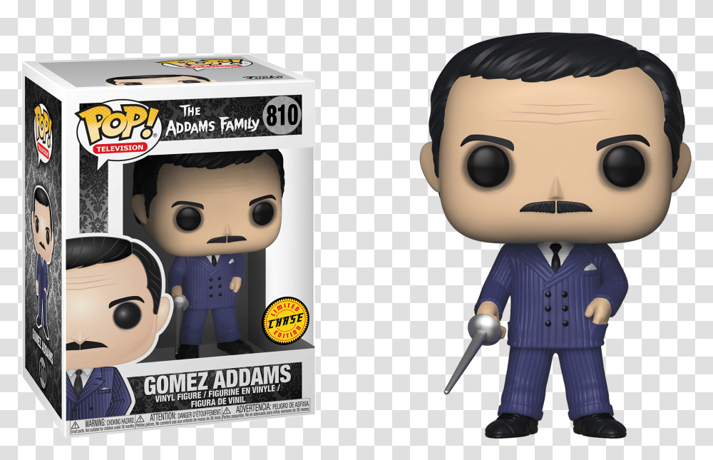 Gomez Addams Funko Pop Chase, Toy, Advertisement, Poster, Doll Transparent Png