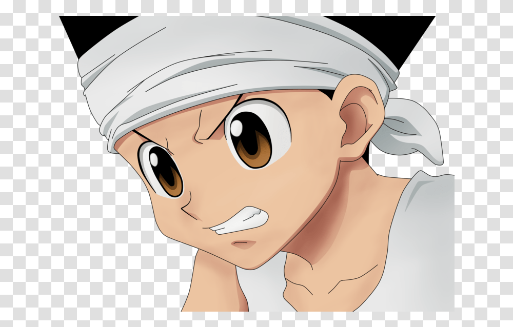 Gon Freecss 34 Anime Background Hunter X Hunter Render, Helmet, Apparel, Head Transparent Png