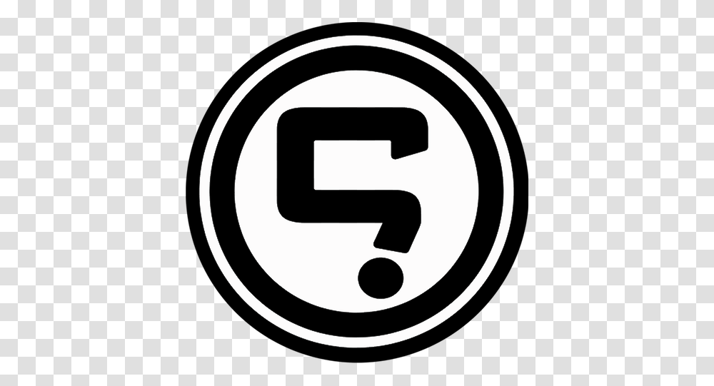 Gone Question Mark Logo 14cm X Circle, Number, Symbol, Text, Trademark Transparent Png